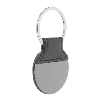 Picture of REEL ROUND SHAPE PU LEATHER AND STEEL KEYRING