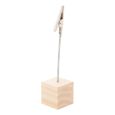 Picture of CEMBRA PINE WOOD NOTE CLIP with Metal Clip