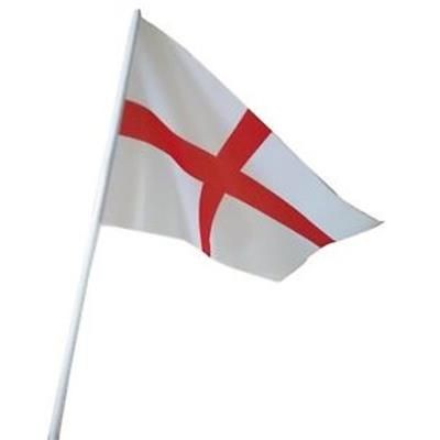 Picture of HAND HELD ST GEORGE WAVING FLAG.