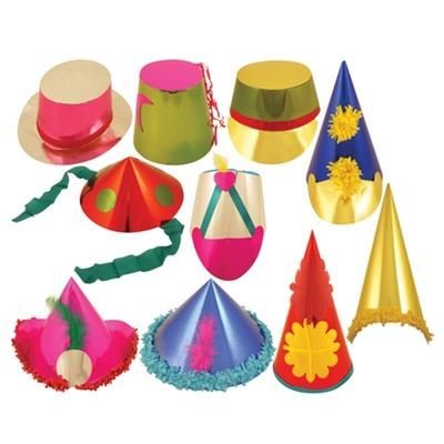 Picture of DELUXE FOILBOARD CARNIVAL PARTY HAT.