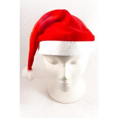 Picture of RED FELT FATHER CHRISTMAS SANTA HAT.