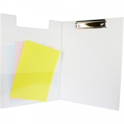 Picture of A4 FOLDER CLIPBOARD in White.