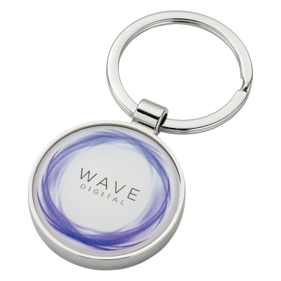Picture of ROUND ALLOY INJECTION KEYRING