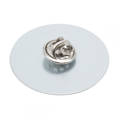 Picture of ALUMINIUM METAL CLUTCH PIN BADGE (UK MADE: 21 STANDARD SHAPE & SIZES).