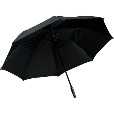 Picture of AUTOMATIC OPENING VENTED GOLF UMBRELLA (UK STOCK: ALL BLACK)