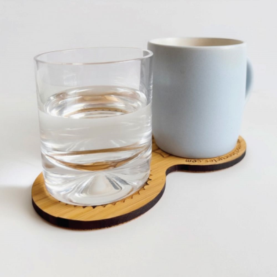 Picture of BAMBOO DOUBLE COASTER (UK MADE)