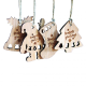 Picture of BAMBOO CHRISTMAS DECORATIONS (UK MADE)
