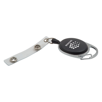 Picture of CARABINER SECURITY SKI PASS HOLDER PULL REEL.