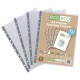 Picture of ECO-ECO 90 MICRON A4 100% RECYCLED MULTI PUNCHED POCKETS (UK STOCK)
