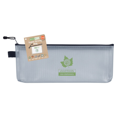 Picture of ECO-ECO 95% RECYCLED SUPER STRONG BAG (UK STOCK: LONG PENCIL CASE)