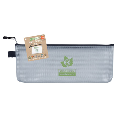 Picture of ECO-ECO 95% RECYCLED SUPER STRONG BAG (UK STOCK: LONG PENCIL CASE).