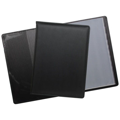Picture of ECO-ECO A4 20 POCKET BLACK PROFESSIONAL DISPLAY BOOK (UK STOCK).