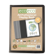 Picture of ECO-ECO A4 60 POCKET BLACK PROFESSIONAL DISPLAY BOOK (UK STOCK)
