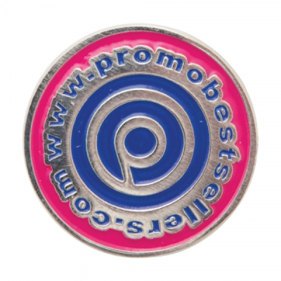 Picture of STAMPED IRON SOFT ENAMEL BADGE (30MM)