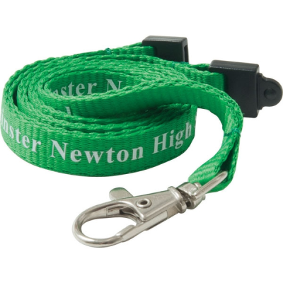 Picture of 10MM FLAT POLYESTER LANYARD.