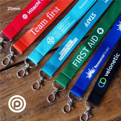 Picture of 20MM FLAT POLYESTER LANYARD.