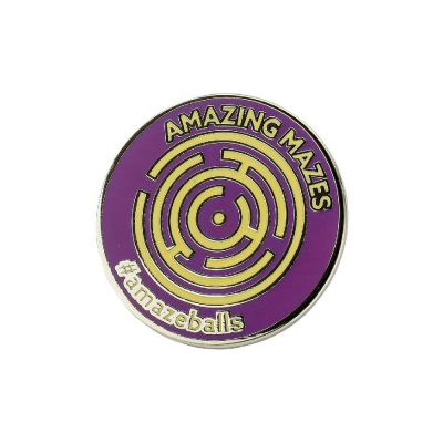 Picture of STAMPED IRON HARD ENAMEL BADGE (25MM)