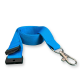 Picture of 20MM FLAT RECYCLED PET LANYARD in Blue PMS 2196 (Uk Stock)