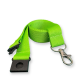 Picture of 20MM FLAT RECYCLED PET LANYARD in Green PMS 368 (Uk Stock)