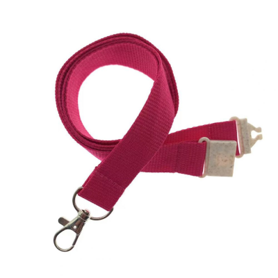 Picture of 20MM FLAT RECYCLED PET LANYARD in Process Magenta (Uk Stock)