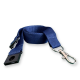 Picture of 20MM FLAT RECYCLED PET LANYARD in Navy Blue PMS 281 (Uk Stock)