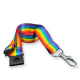 Picture of 20MM RECYCLED PET LANYARD in Pride Rainbow (Uk Stock)