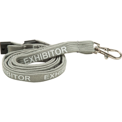 Picture of 10MM TUBULAR LANYARD PRE-PRINTED: EXHIBITOR
