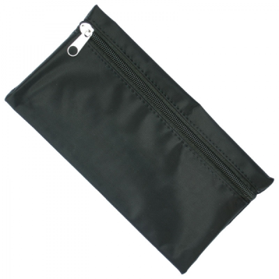 Picture of NYLON PENCIL CASE in Black with Black Zip