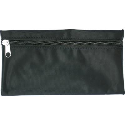 Picture of NYLON PENCIL CASE in Black with Black Zip