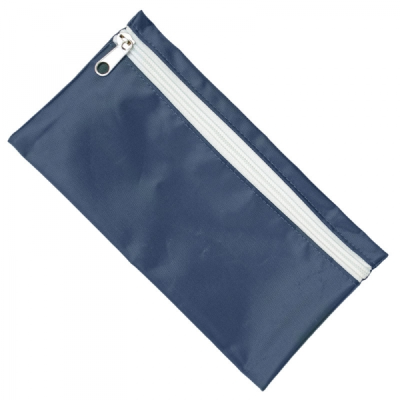Picture of FABRIC PENCIL CASE (UK STOCK: NAVY with White Zip)