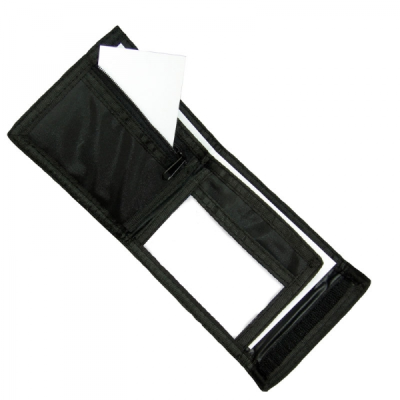 Picture of NYLON RIPPER WALLET in Black.