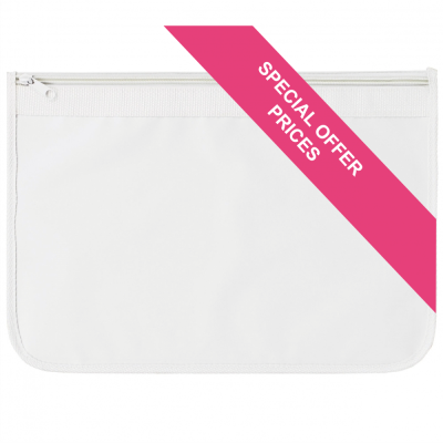 Picture of NYLON DOCUMENT WALLET in White