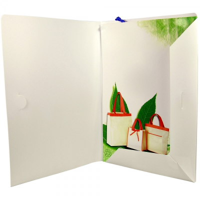 Picture of POLYPROPYLENE CONFERENCE FOLDER (FROSTED WHITE)
