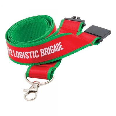 Picture of 20MM PRINTED SATIN APPLIQUE LANYARD