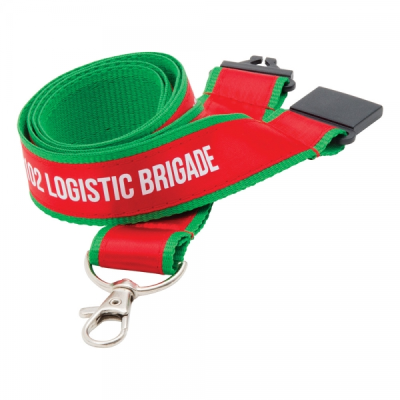 Picture of 20MM PRINTED SATIN APPLIQUE LANYARD.