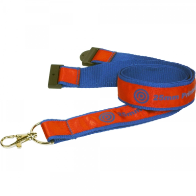 Picture of 25MM PRINTED SATIN APPLIQUE LANYARD.