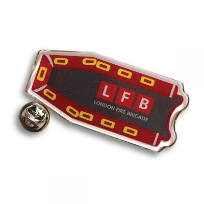 Picture of RECYCLED ACRYLIC CLUTCH PIN BADGE (UK MADE: BESPOKE 70MM)