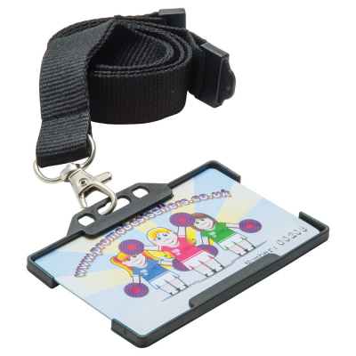 Picture of LANDSCAPE RIGID CARD HOLDER (UK STOCK: BLACK).