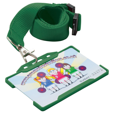 Picture of LANDSCAPE RIGID CARD HOLDER (UK STOCK: GREEN)