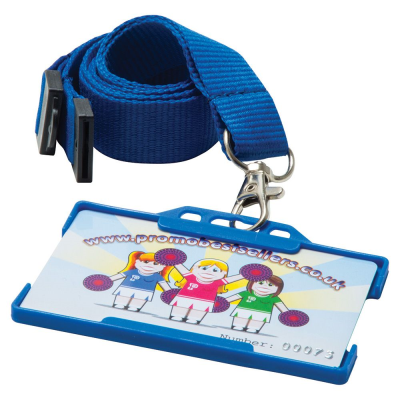 Picture of LANDSCAPE RIGID CARD HOLDER (UK STOCK: ROYAL BLUE)