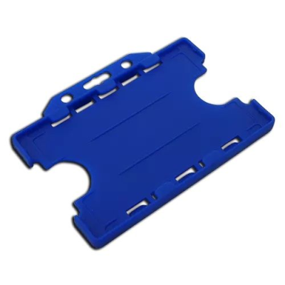 Picture of LANDSCAPE DOUBLE-SIDED RIGID CARD HOLDER (UK STOCK: ROYAL BLUE).