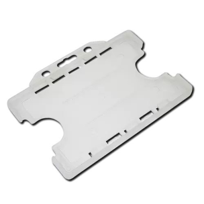 Picture of LANDSCAPE DOUBLE-SIDED RIGID CARD HOLDER (UK STOCK: FROSTED CLEAR).