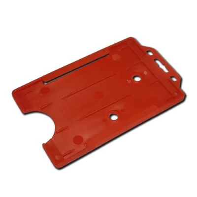 PORTRAIT RIGID CARD HOLDER (UK STOCK: RED).