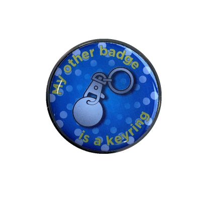 Picture of ROUND PIN BADGE with Full Colour Printed Decal (Uk Stock).