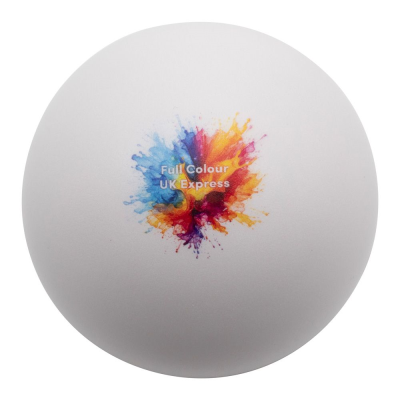 Picture of 70MM ROUND STRESS BALL - WHITE (UK STOCK)