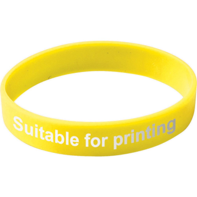 Picture of ADULT SILICON WRIST BAND (UK STOCK: YELLOW)