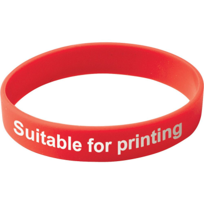 Picture of ADULT SILICON WRIST BAND (UK STOCK: RED)