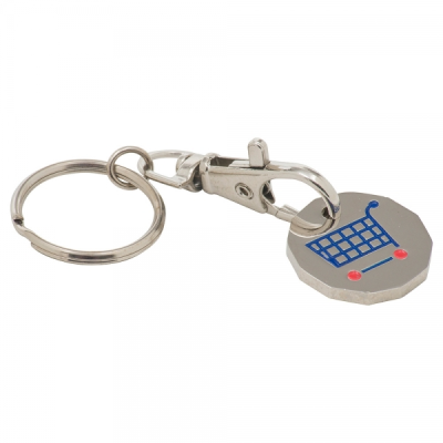 TROLLEY COIN KEYRING (STAMPED IRON SOFT ENAMEL INFILL)