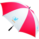 Picture of FIBREGLASS STORM UMBRELLA in Red & White
