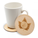 Picture of WOOD COASTER (100MM DIAMETER: 3MM THICK)